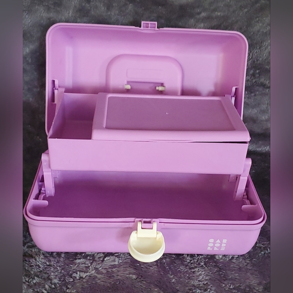 Vintage Caboodles 5626 Purple Makeup Case - Picture 2 of 6